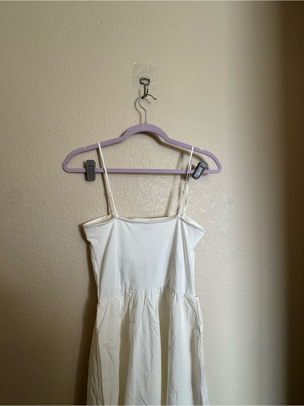 Gap Mixed Media Midi Dress Sz Small White NEW strapless poplin summer cotton - Picture 5 of 8